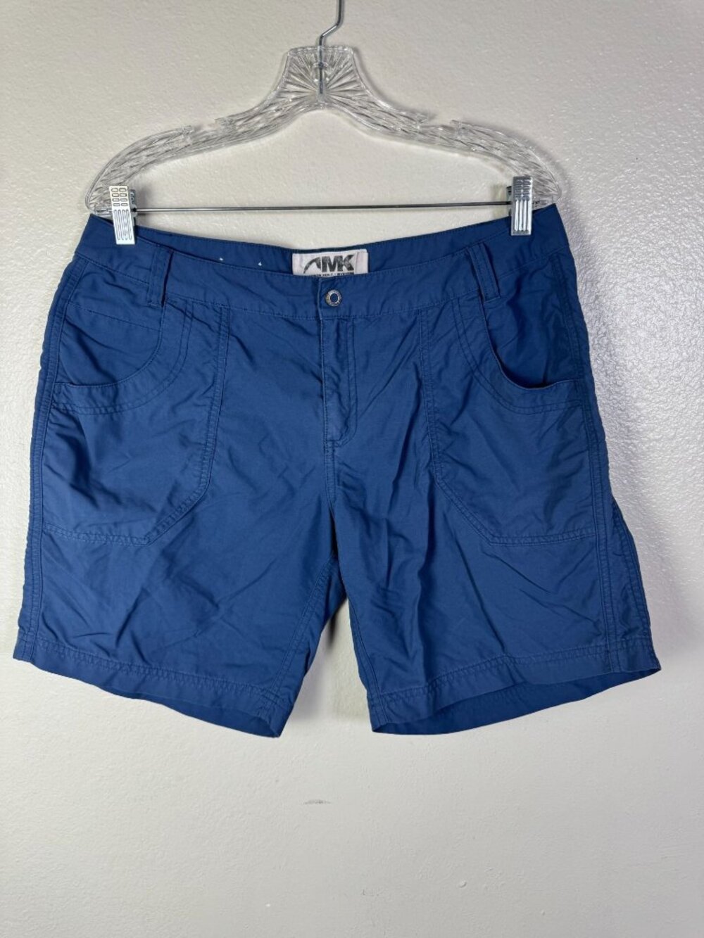 Mountain Khakis Womens Blueโ Hiking Shorts Size 12 Camping Outdoor Wear Gorpcore